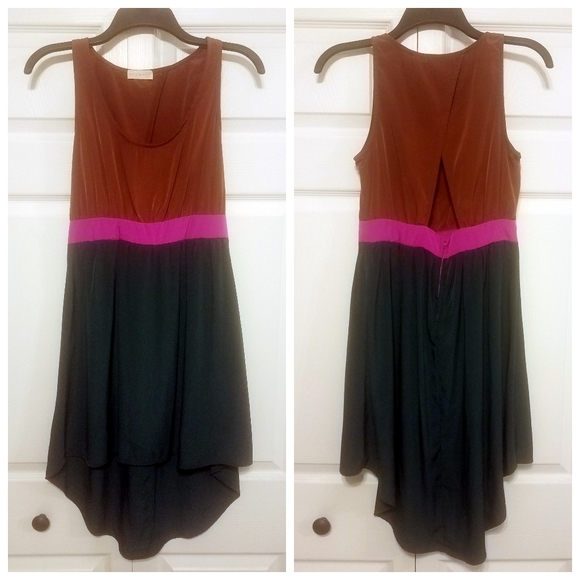 Solemio high low sleeveless cutout dress - Picture 1 of 6